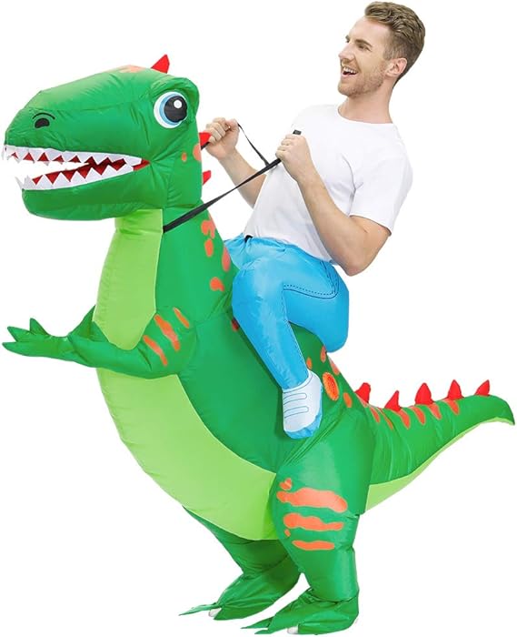 Dinosaurio inflable disfraz