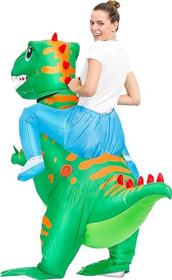 Dinosaurio inflable disfraz