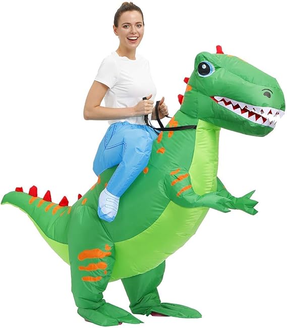 Dinosaurio inflable disfraz