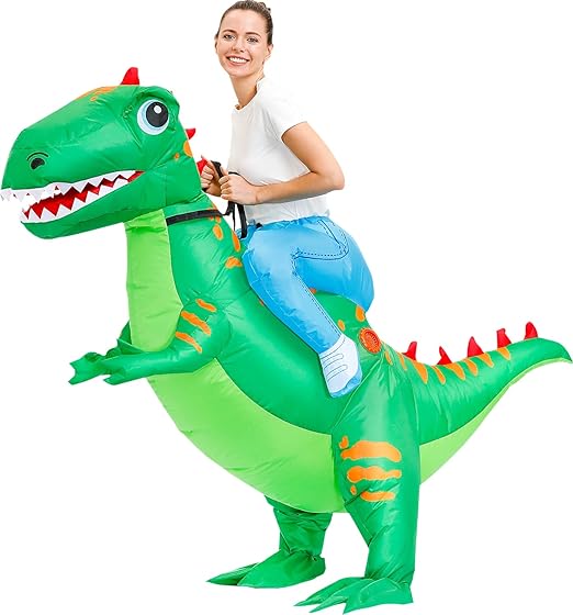 Dinosaurio inflable disfraz
