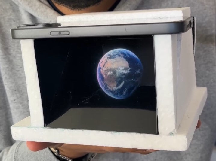 Caja de hologramas para cualquier Smartphone