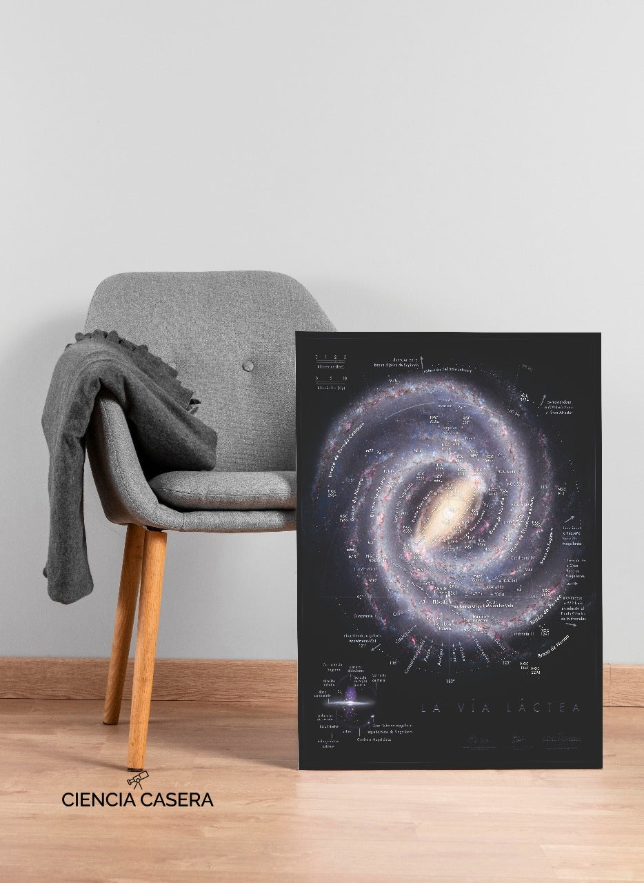 Afiche Hiperrealista de La Via Lactea
