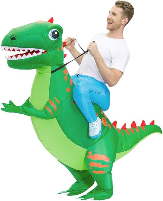 Dinosaurio inflable disfraz