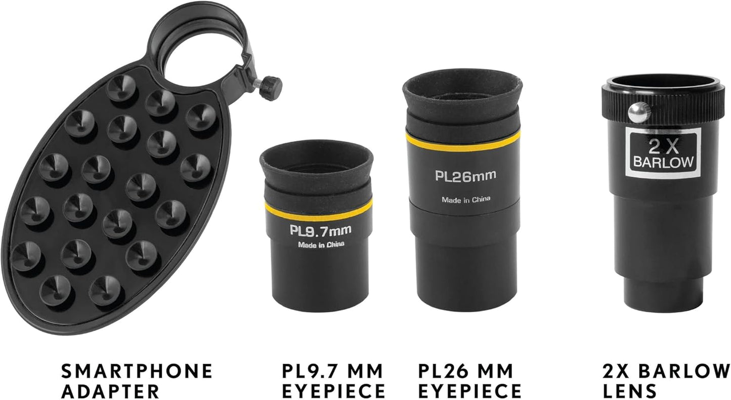 Telescopio Reflector con APP National Geographic 114mm