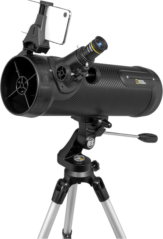 Telescopio Reflector con APP National Geographic 114mm