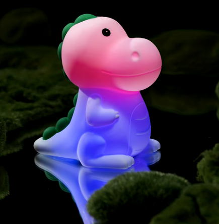 Lampara de silicona dinosaurio