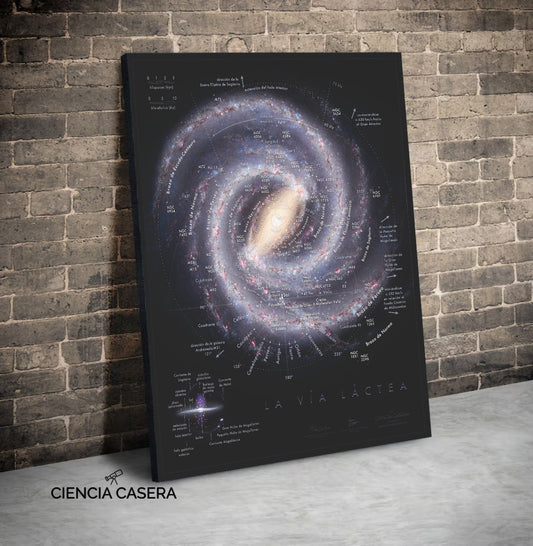 Afiche Hiperrealista de La Via Lactea