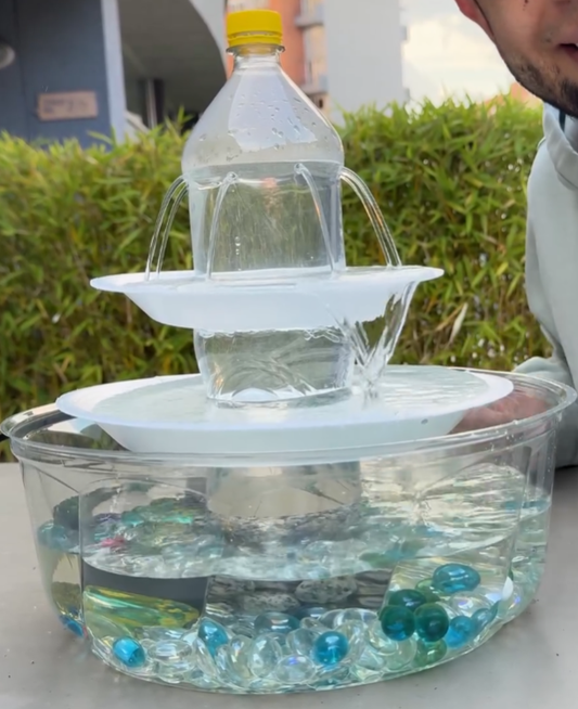 Fuente de agua ecológica